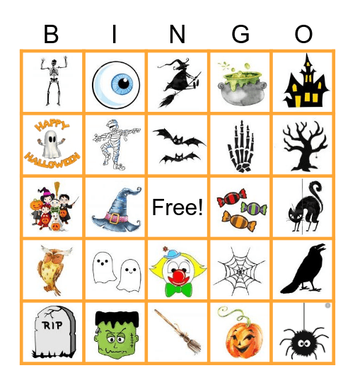 Haunted BINGO Card