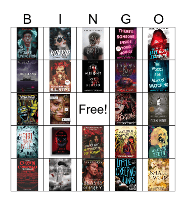 halloween Bingo Card