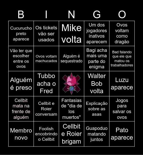 BINGO RESUMITAS 31/10 - 05/10 Bingo Card