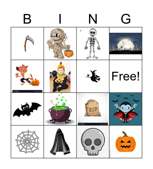 Halloween Bingo Card
