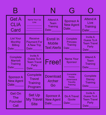 TEAM B.Y.O.B. NOVEMBER CONTEST Bingo Card