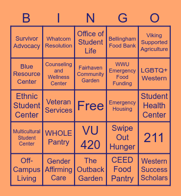 Pots, Pans, and Cans Bingo! Bingo Card