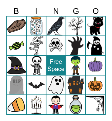 Halloween Bingo Card