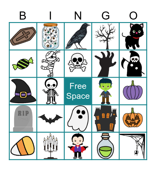 Halloween Bingo Card