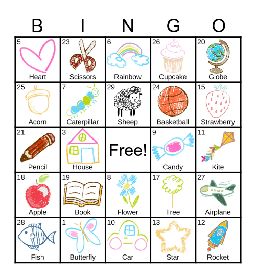 Family Bingo! Bingo Card