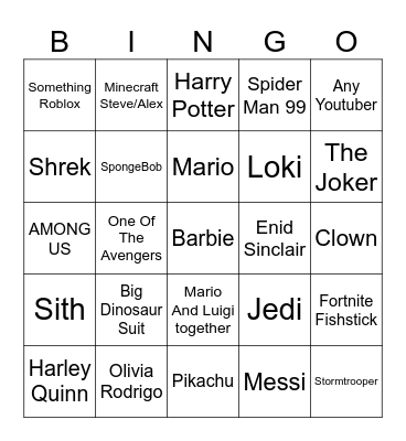 waller999 bingo Card