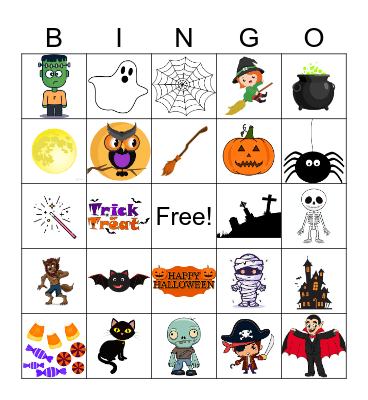 Happy Halloween! Bingo Card