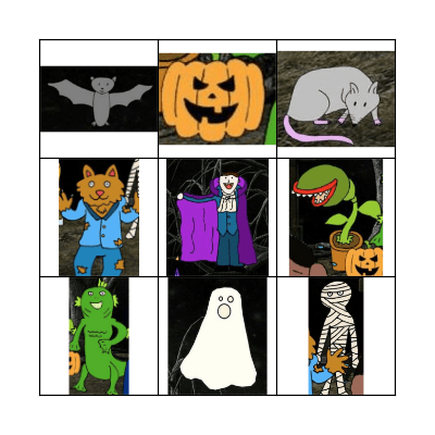 Halloween Bingo Card