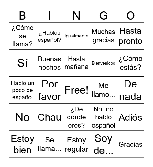 Exploratory Unit 1 vocabulary Bingo Card