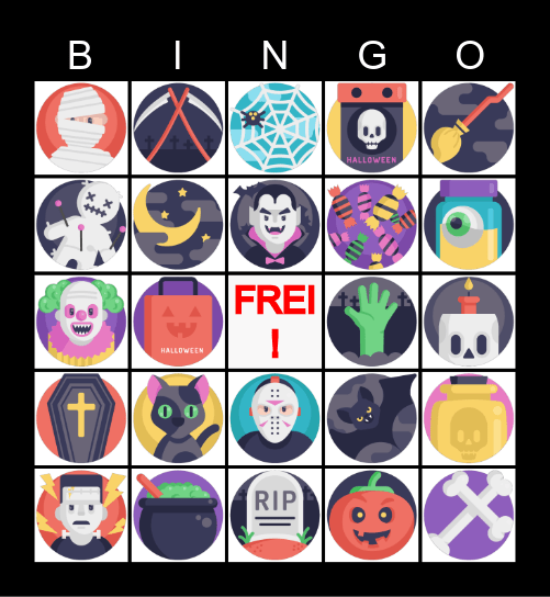 nanopay Halloween Bingo Card