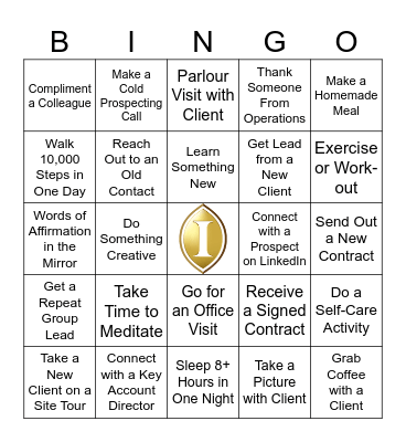 Global Customer Appreciation Week 2023 Bingo Card
