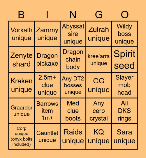 ART PVM EVENT Bingo Card