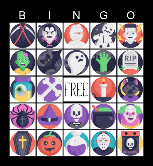 Halloween auf Deutsch! Bingo Card