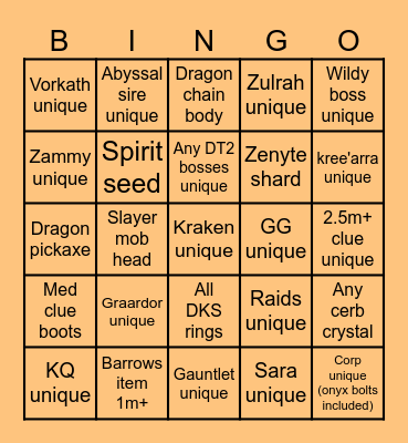 ART PVM EVENT Bingo Card