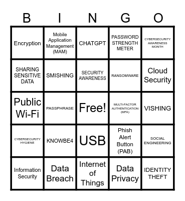 Cybersecurity Superhero BINGO! Bingo Card