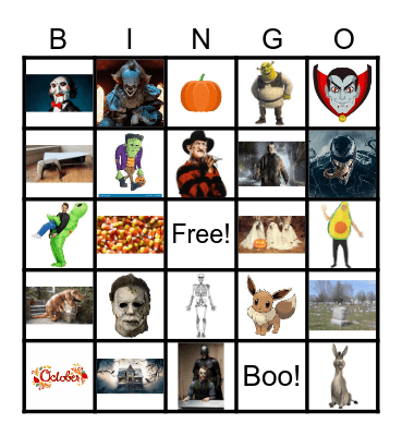 halloween Bingo Card