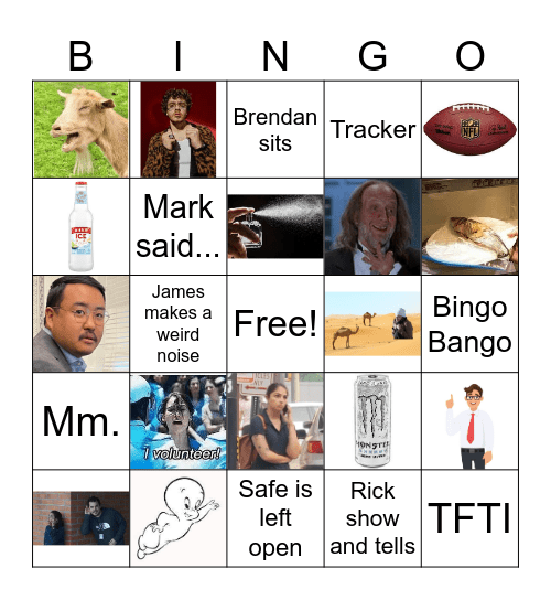 EST Bingo Card