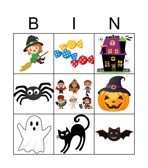 HALLOWEEN BINGO Card