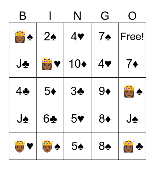 Pokeno Bingo Card