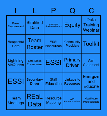 Breakout BINGO Card