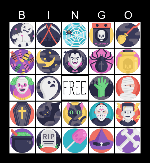 Happy Halloween Bingo Card