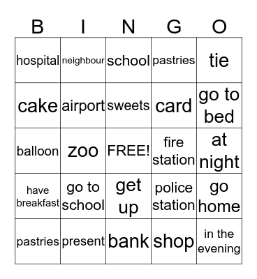 Friends & Family 2: 7-9 Bingo Card