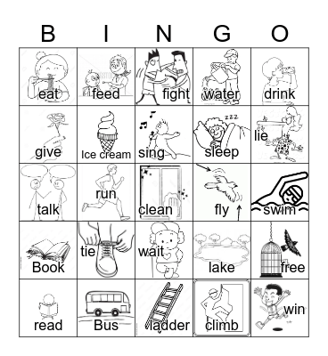 Vocabulary Bingo Card