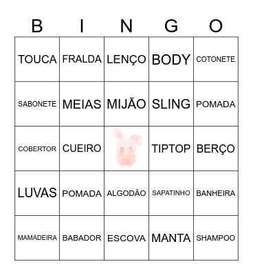 CHÁ DE BEBÊ - OLIVIA Bingo Card