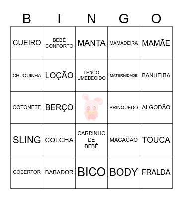 CHÁ DE BEBÊ- OLIVIA Bingo Card