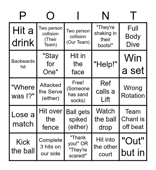 THE NEXT Bingo Card