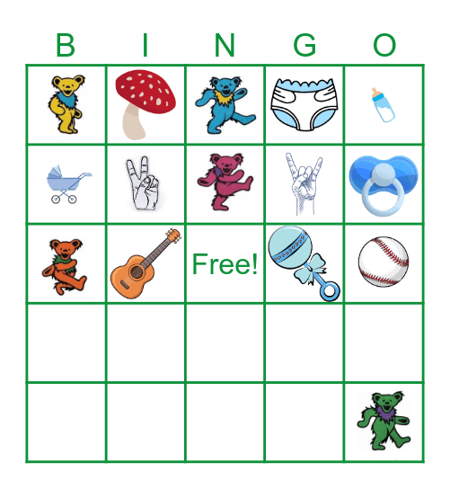 Baby Bingo Card