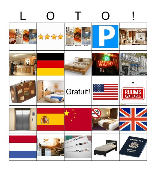 Voyageons! Bingo Card