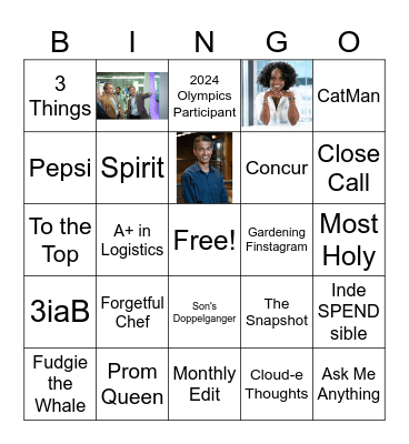 ISBN Comms Team Bingo Card