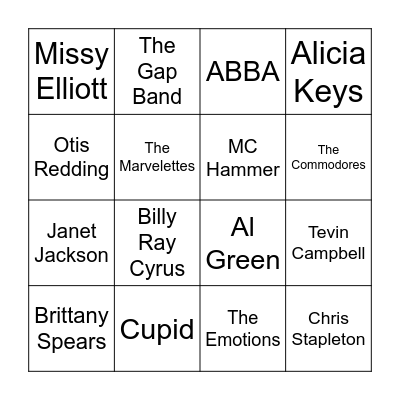 Boogie Down Bingo Game #2 Mama Vee Birthday Bingo Card