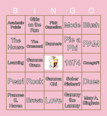 GPHI BINGO Card