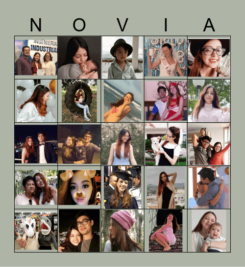 Bridal Shower Bingo Card