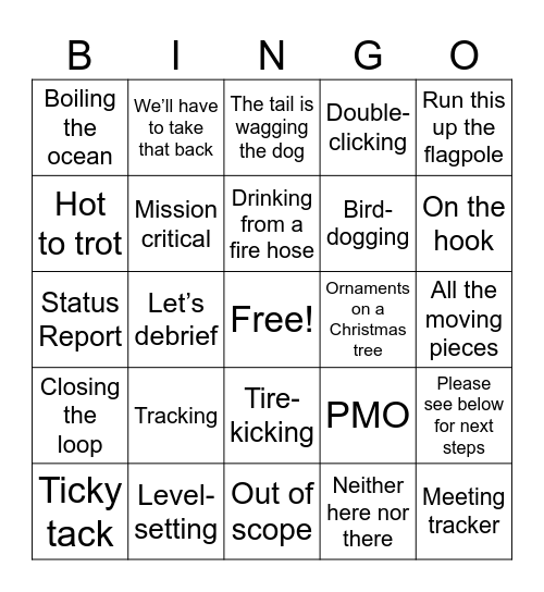 Manatt Health Bingo Card