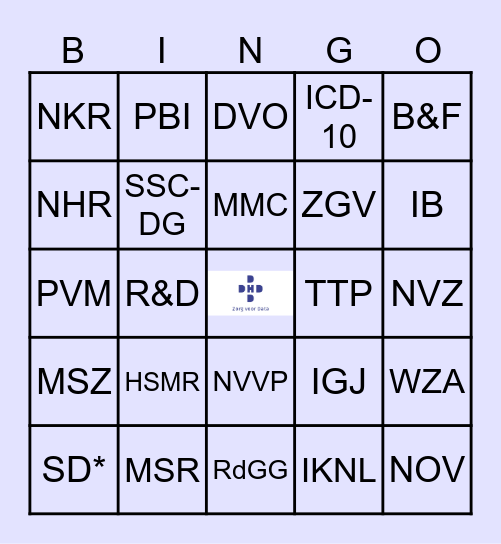 Afko Bingo Card