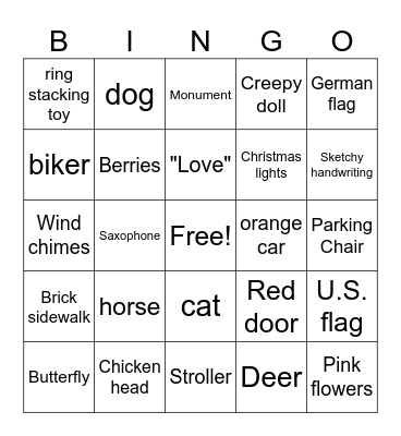 Walking Club Bingo! Bingo Card