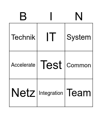 tttt Bingo Card