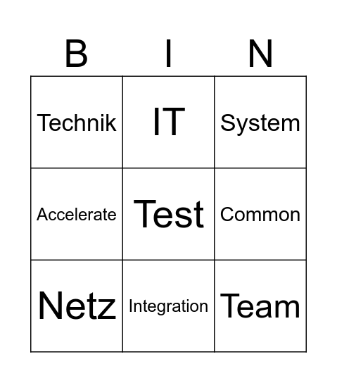 tttt Bingo Card