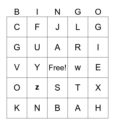 SEI Bingo 2023 Bingo Card