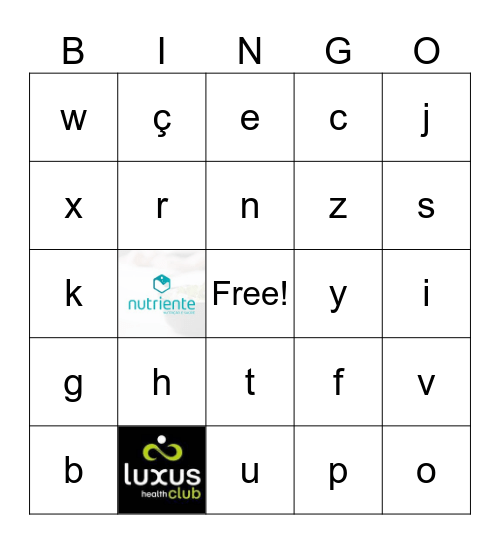 BINGO LUXUS Bingo Card