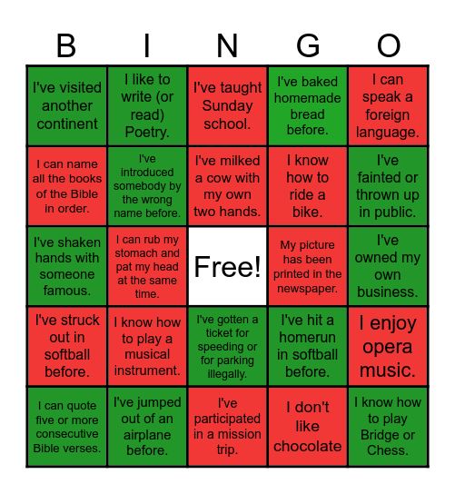 MERRY CHRISTMAS!! Bingo Card