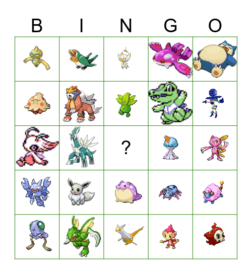 bingo los milenario Bingo Card