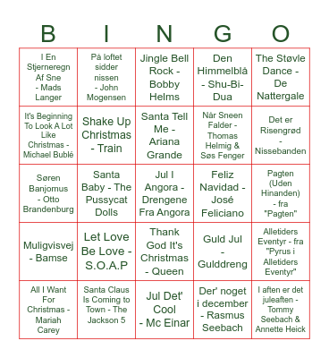 Jule-Bingo 2023 Bingo Card