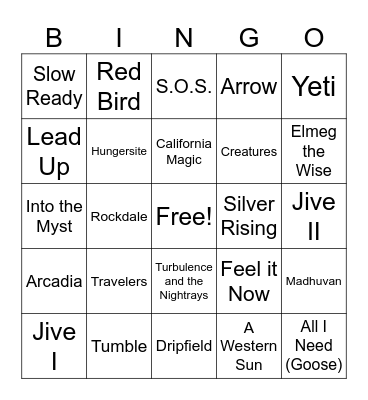 Euro Bingo!!! Bingo Card