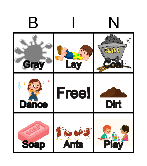 Old Lady Bingo Card