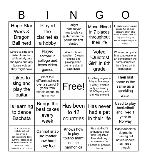 Farmer Law PC, AW Labor, & Reliable Labor Bingo Card