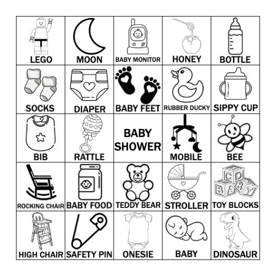 BABY BINGO Card